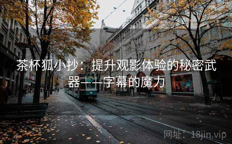 茶杯狐小抄：提升观影体验的秘密武器——字幕的魔力