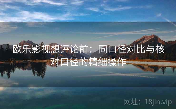 欧乐影视想评论前:同口径对比与核对口径的精细操作 欧乐影视想评论前:同口径对比与核对口径的精细操作